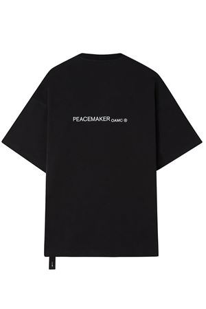 T-shirt in cotone nero OAMC PEACEMAKER | PCM1OT02RJE002099